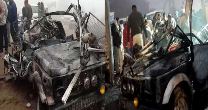 3 police jawan died in road accident in patna